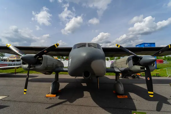 Berlin Avril 2018 Aéronef Utilitaire Léger Dornier Do28D Sur Aérodrome — Photo