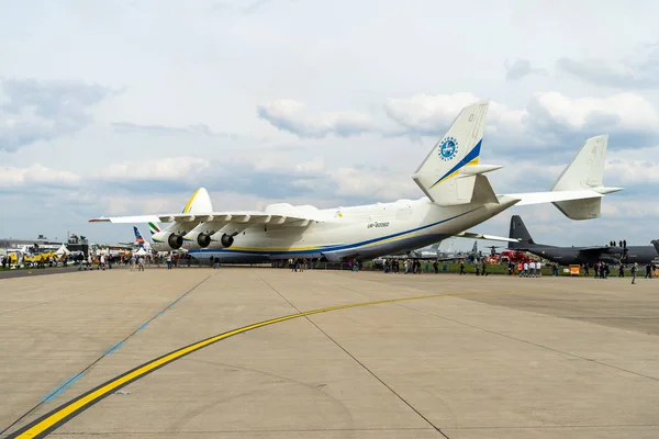 Berlino Germania Aprile 2018 Sollevatore Aereo Strategico Antonov 225 Mriya — Foto Stock