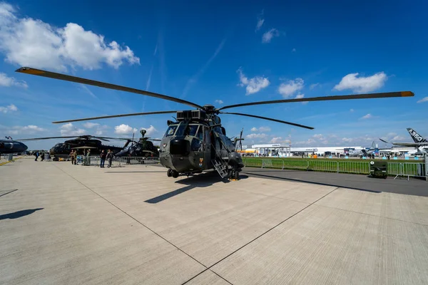 Berlim Alemanha Abril 2018 Helicóptero Submarino Sikorsky Sea King Marinha — Fotografia de Stock