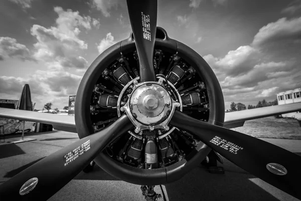Берлін Квітня 2018 Радіальних Двигуна Світло Атаки Літаки Учбово Тренувальні — стокове фото
