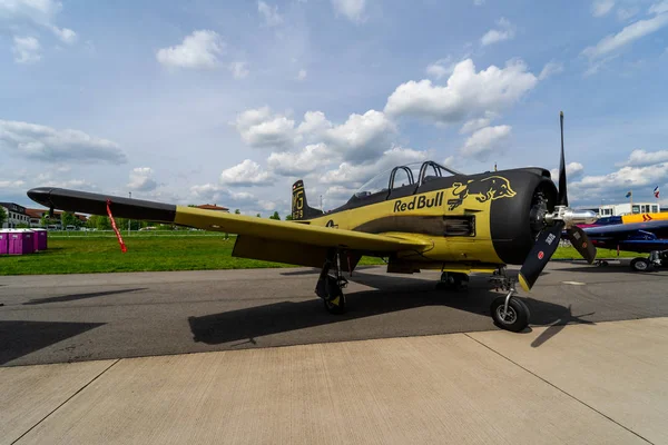 Berlin April 2018 Light Attack Trainer Aircraft North American 28B — Stock Photo, Image