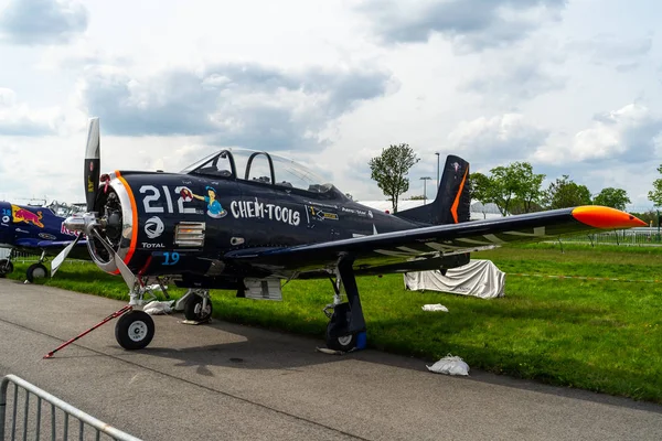 Berlin April 2018 Light Attack Trainer Aircraft North American 28B — Stock Photo, Image