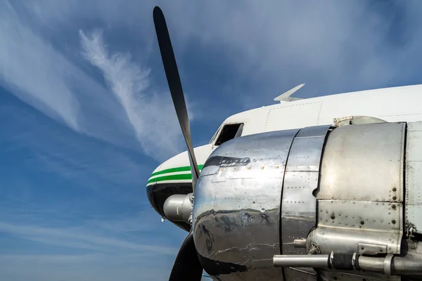 Fragmento Del Viejo Avión — Foto de Stock