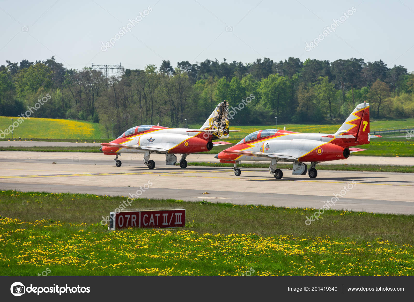 Berlin April 18 Advanced Jet Trainer Casa 101 Aviojet Aerobatic Stock Editorial Photo C S Kohl Berlin April 18 Advanced Jet Trainer Casa 101 Aviojet Aerobatic Stock Editorial Photo C S Kohl
