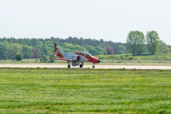 Berlín Abril 2018 Entrenador Jet Avanzado Casa 101 Aviojet Por — Foto de Stock