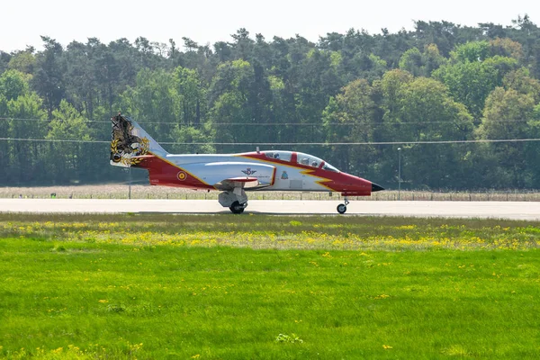 Berlin April 2018 Advanced Jet Trainer Casa 101 Aviojet Aerobatic — Stock Photo, Image