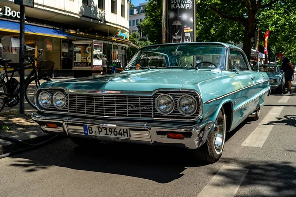 Berlino Giugno 2018 Auto Full Size Chevrolet Impala Hardtop Terza — Foto Stock