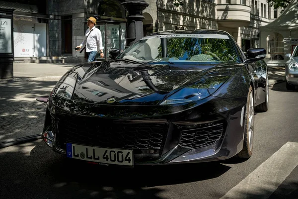 Berlín Června 2018 Sportovní Vůz Lotus Evora Coupe Klasický Dní — Stock fotografie