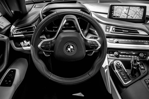 Berlin Junho 2018 Showroom Interior Plug Carro Esportivo Híbrido Bmw — Fotografia de Stock