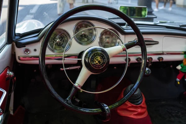 Berlin Haziran 2018 Alfa Romeo Giulietta Spider 1960 Klasik Gün — Stok fotoğraf