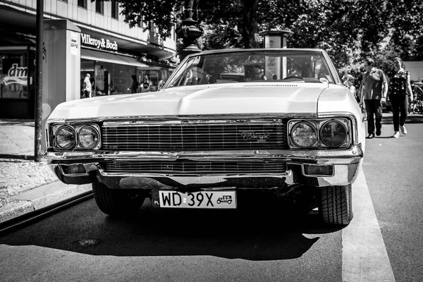 Berlin Juin 2018 Chevrolet Impala Pleine Grandeur Quatrième Génération Noir — Photo