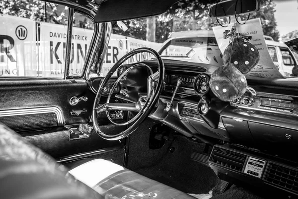 Berlín Junio 2018 Interior Coche Lujo Cadillac Sedan Deville 1959 — Foto de Stock