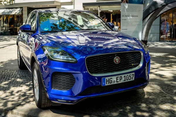 Berlin Haziran 2018 Kompakt Lüks Crossover Suv Jaguar Pace 2018 — Stok fotoğraf