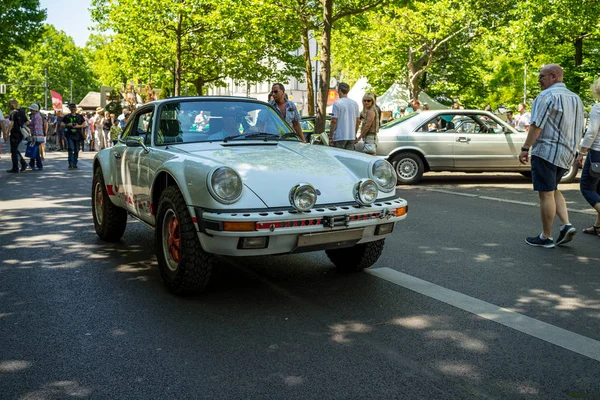 Berlin Junho 2018 Carro Desportivo Porsche 911 Carrera Rally Dias — Fotografia de Stock