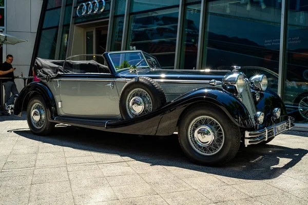 Berlino Giugno 2018 Auto Lusso Horch 853A Cabriolet Giornate Classiche — Foto Stock