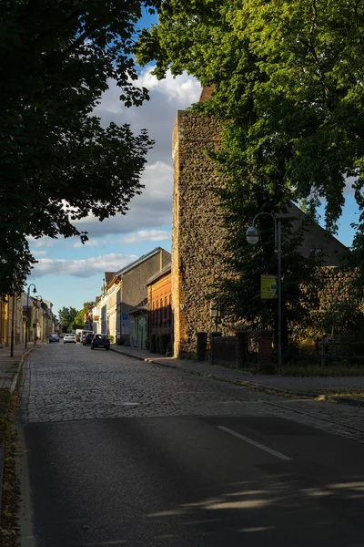 Altlandsberg Duitsland Juni 2018 Straten Van Een Kleine Historische Stad — Stockfoto