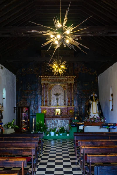 Puerto Cruz Spain July 2018 Interior Chapel Ermita San Telmo — Stock Photo, Image