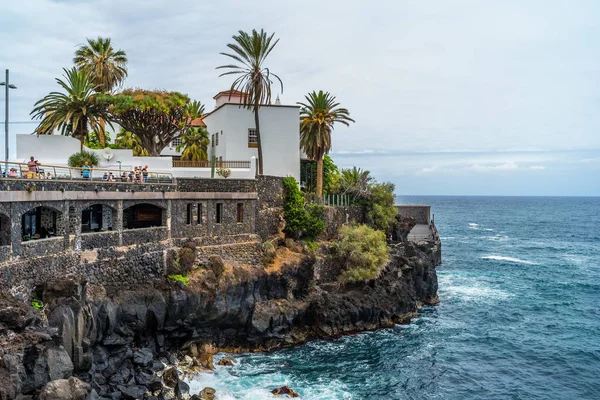 Puerto Cruz Spagna Luglio 2018 Molo Una Popolare Città Turistica — Foto Stock