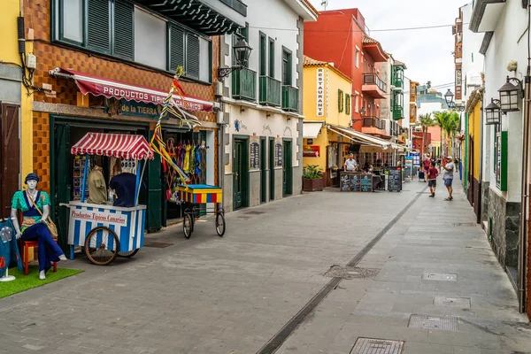 Puerto Cruz España Julio 2018 Calles Una Popular Ciudad Turística — Foto de Stock