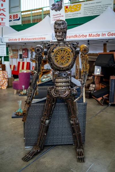 Paaren Glien Deutschland Mai 2018 Moderne Kunst Robotertransformator Aus Alten — Stockfoto