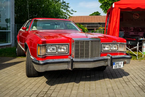 Paaren Glien Germany May 2018 Personal Luxury Car Mercury Cougar — Stockfoto