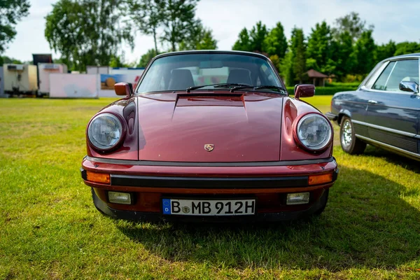 Paaren Glien Alemania Mayo 2018 Coche Deportivo Porsche 911 Carrera — Foto de Stock