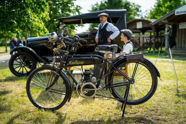 Paaren Glien Duitsland Mei 2018 Vintage Motorfiets Van Franse Fabrikant — Stockfoto