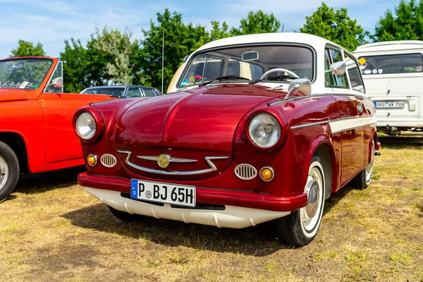 Paaren Glien Germany May 2018 Compact Car Trabant 600 P60 — Stock Photo, Image