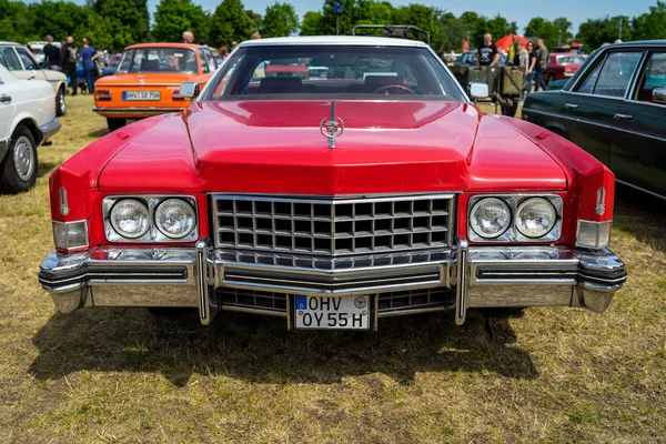 Paaren Glien Alemanha Maio 2018 Cadillac Eldorado 1975 Die Oldtimer — Fotografia de Stock