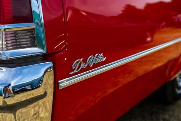 Paaren Glien Alemania Mayo 2018 Fragmento Del Coche Lujo Cadillac —  Fotos de Stock