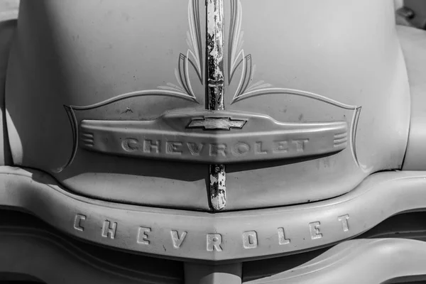 Paaren Glien Německo Května 2018 Znak Pick Chevrolet Advance Design — Stock fotografie