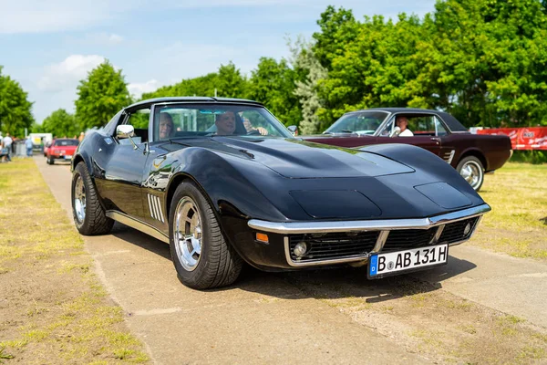 Paren Glien Alemanha Maio 2018 Carro Desportivo Chevrolet Corvette Stingray — Fotografia de Stock