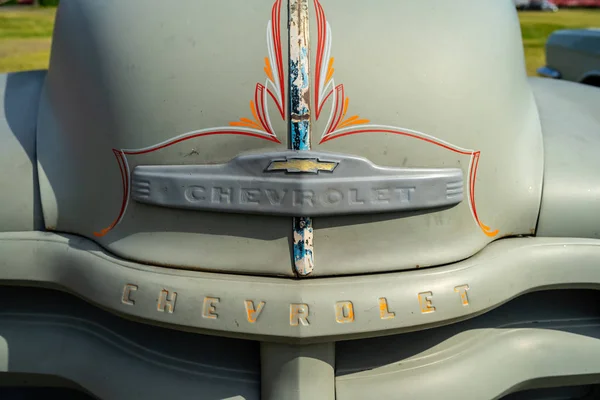 Paaren Glien Almanya Mayıs 2018 Arması Kamyonet Chevrolet Önceden Tasarım — Stok fotoğraf