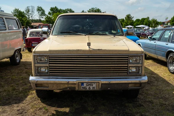 Paaren Glien Alemania Mayo 2018 Camioneta Tamaño Completo Chevrolet Silverado —  Fotos de Stock