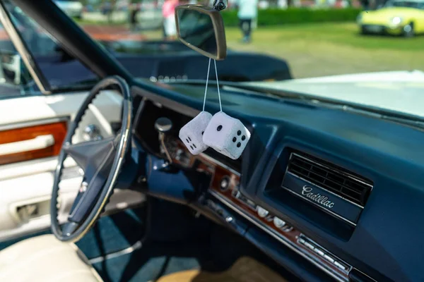 Paaren Glien Allemagne Mai 2018 Décoration Dans Cabine Une Voiture — Photo