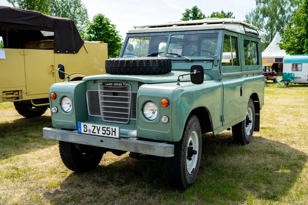 Paaren Glien Germany May 2018 Road Vehicle Land Rover Series — Stock Photo, Image