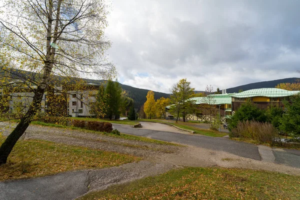 Spindleruv Mlyn Repubblica Ceca Ottobre 2018 Strade Case Delle Più — Foto Stock