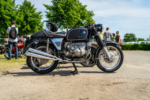 Paaren Glien Germany May 2018 Motorcycle Bmw R75 1970 Die — 图库照片