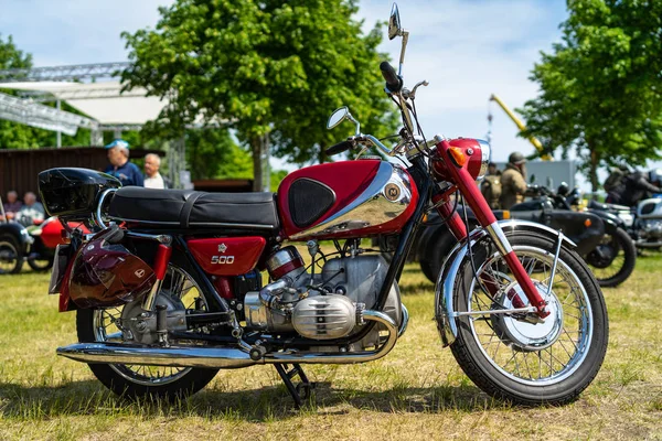 Paaren Glien Germany May 2018 Motorcycle Marusho Lilac R92 Die — Stockfoto