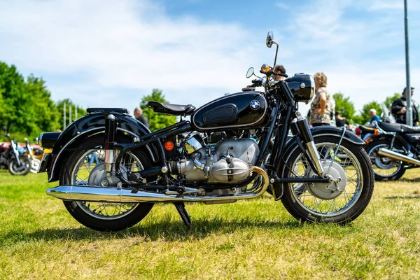 Paaren Glien Germania Maggio 2018 Moto Bmw R69S Die Oldtimer — Foto Stock