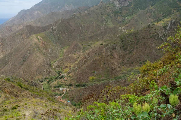 Pohled Pohoří Severní Části Ostrova Tenerife Kanárské Ostrovy Španělsko Pohled — Stock fotografie