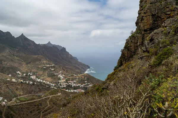 Pohled Pohoří Severní Části Ostrova Tenerife Kanárské Ostrovy Španělsko Pohled — Stock fotografie