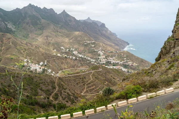 Pohled Pohoří Severní Části Ostrova Tenerife Kanárské Ostrovy Španělsko Pohled — Stock fotografie