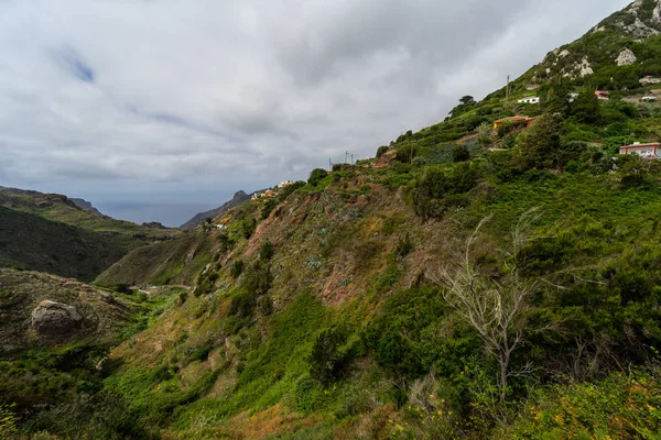 Vista Cordilheira Macizo Anaga Tenerife Ilhas Canárias Espanha — Fotografia de Stock
