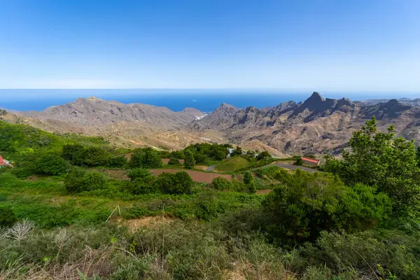 Vista Cordillera Macizo Anaga Tenerife Islas Canarias España — Foto de Stock