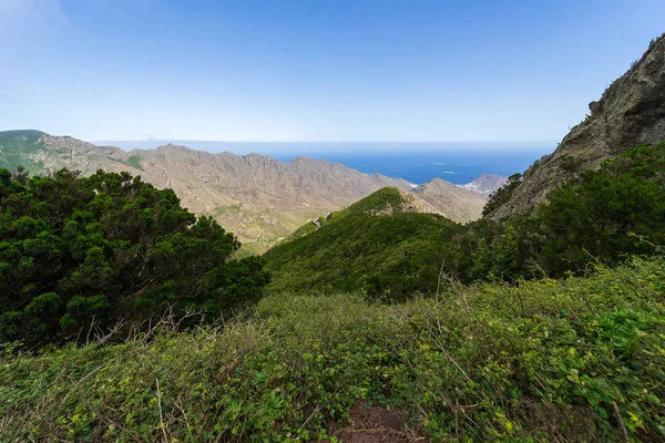 Vista Cordillera Macizo Anaga Tenerife Islas Canarias España — Foto de Stock