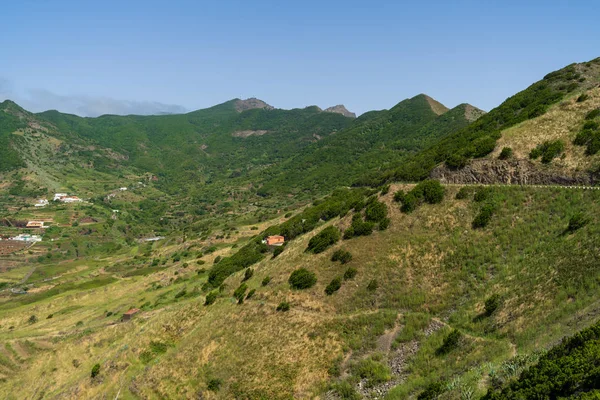 Vew Teno Massif Macizo Teno One Three Volcanic Formations Gave — Stock Photo, Image