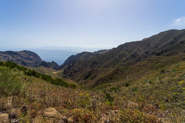 Vew Teno Massif Macizo Teno One Three Volcanic Formations Gave — Stock Photo, Image