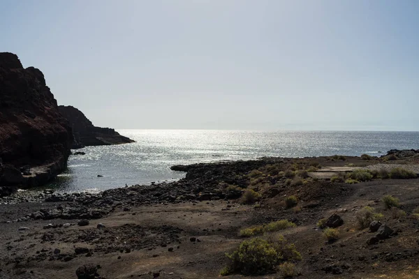 Océano Atlántico Costa Rocosa Del Cabo Teno Punta Teno Tenerife — Foto de Stock