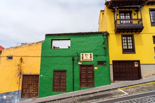 Orotava Tenerife Islas Canarias España Julio 2018 Calles Casas Del — Foto de Stock